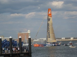 Ericsson 4 entering boston harbor