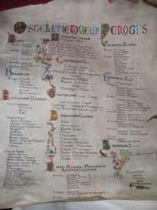 What a beautiful wine list! 