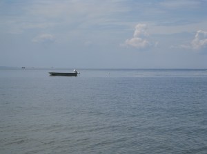 boat on water in wellfleet